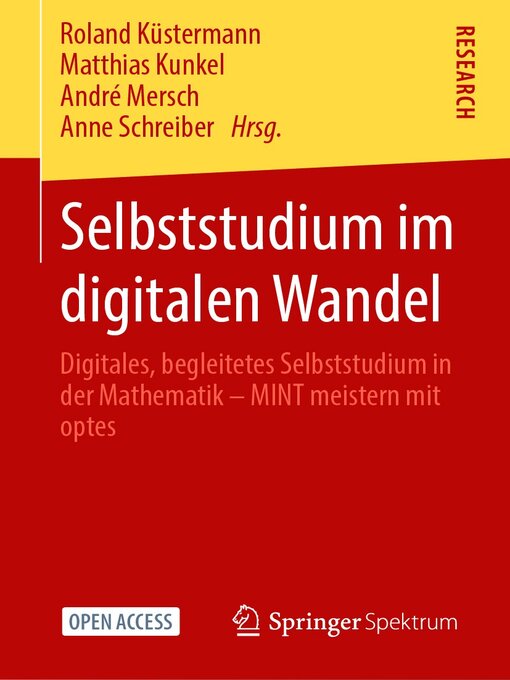 Title details for Selbststudium im digitalen Wandel by Roland Küstermann - Available